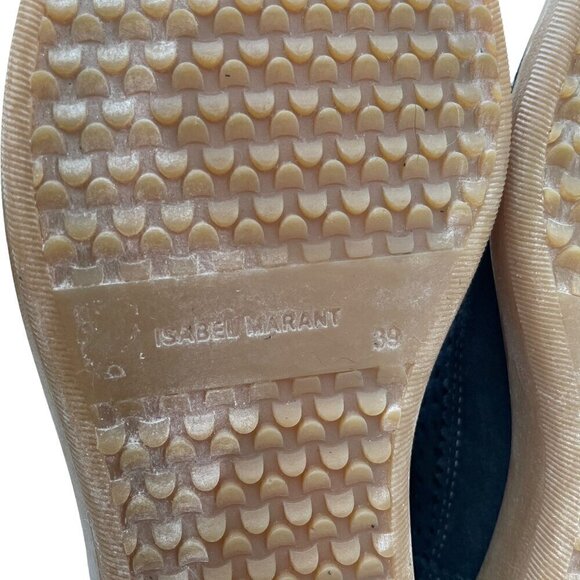 Isabel Marant Beslay Wedge Bootie Suede Perforated Cutout - Picture 6 of 8